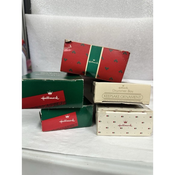Hallmark Ornament 1984 1985 1988 X2 In Box Rare Vintage Ornaments‎ Drummer Boy